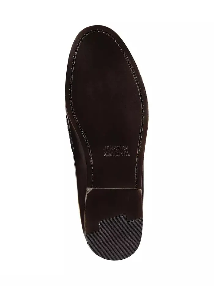 Мужские мокасины Hayes Tassel Slip-On Johnston & Murphy — изображение 5 из 5, бордовый
