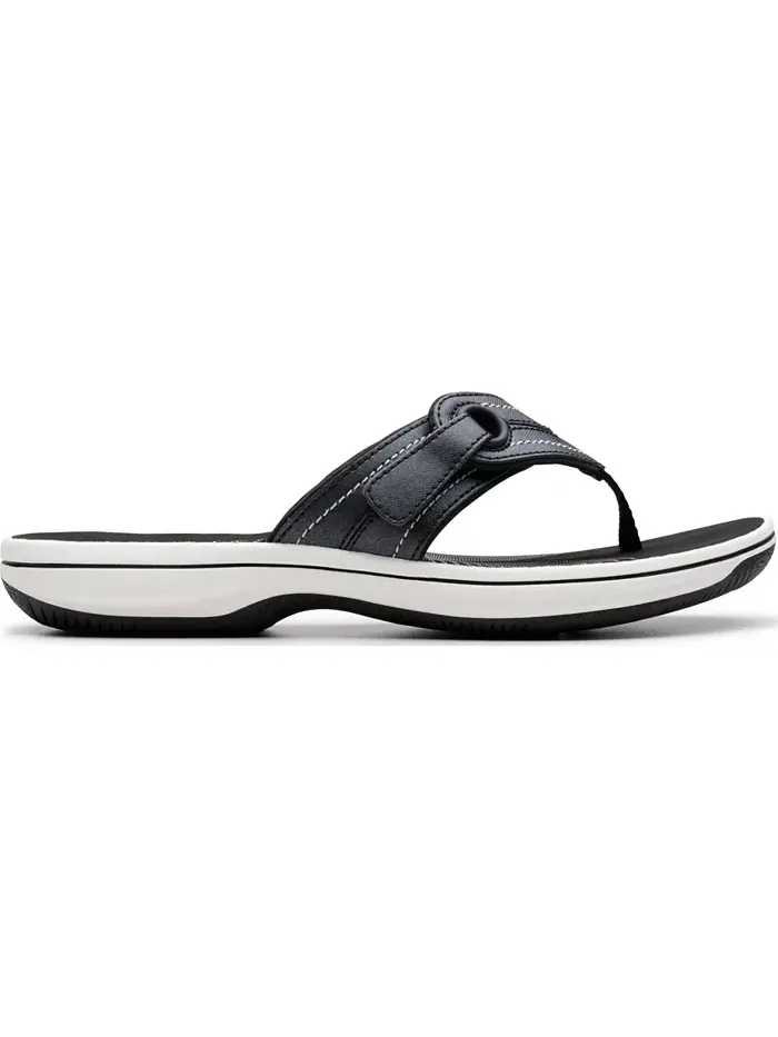 Сандалии-вьетнамки Clarks Cloudsteppers Breeze Reyna — изображение 2 из 8, черный
