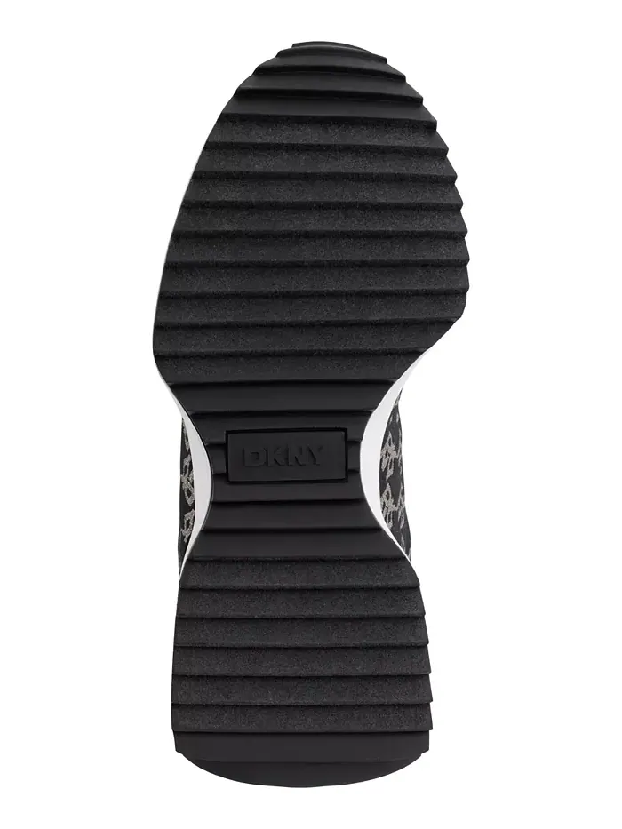 Женские беговые кроссовки DKNY Naples в клетку — изображение 5 из 5, черный