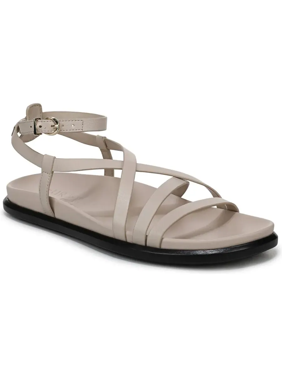 Женские сандалии Fame на плоской подошве с ремешками Naturalizer, айвори mist faux leather