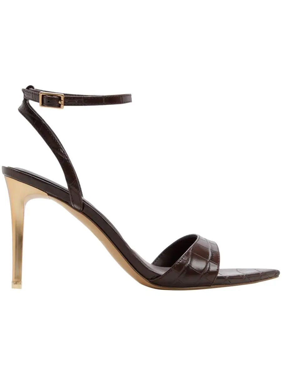 Женские сандалии Leandra с острым носком ALDO — изображение 2 из 5, темный коричневый