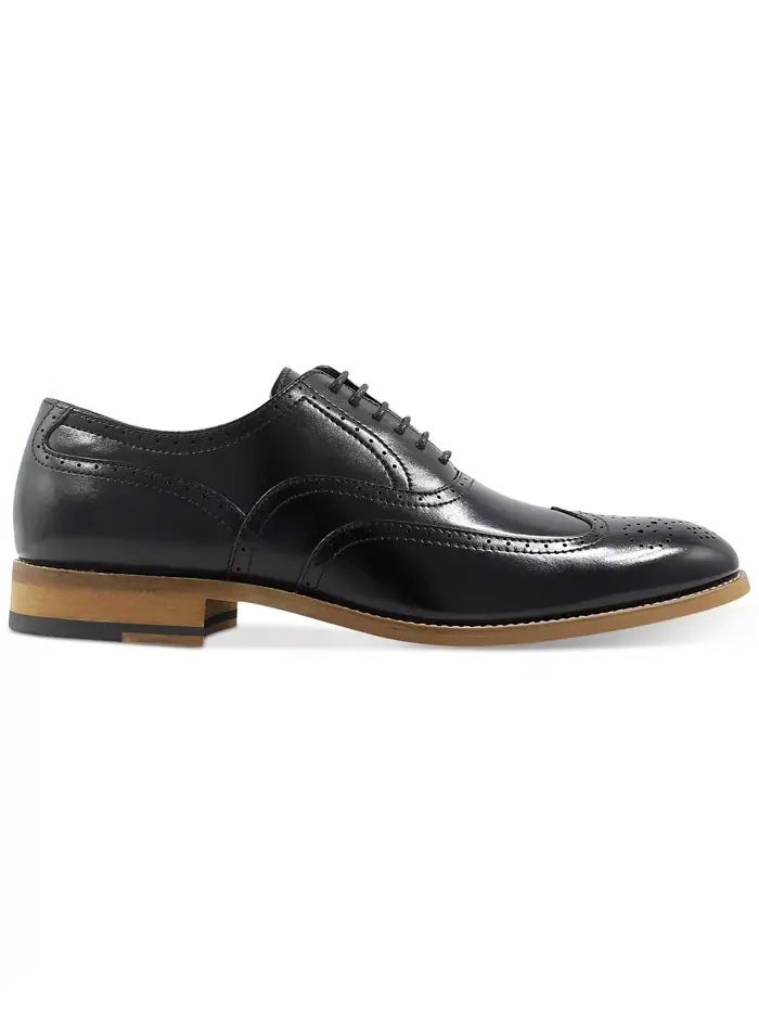 Мужские оксфорды Dunbar Wingtip Stacy Adams — изображение 2 из 5, черный