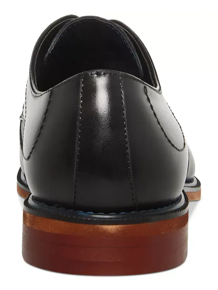 Мужские оксфорды Zane из тонированной фактурной кожи средней высоты Steve Madden — изображение 3 из 8, черный