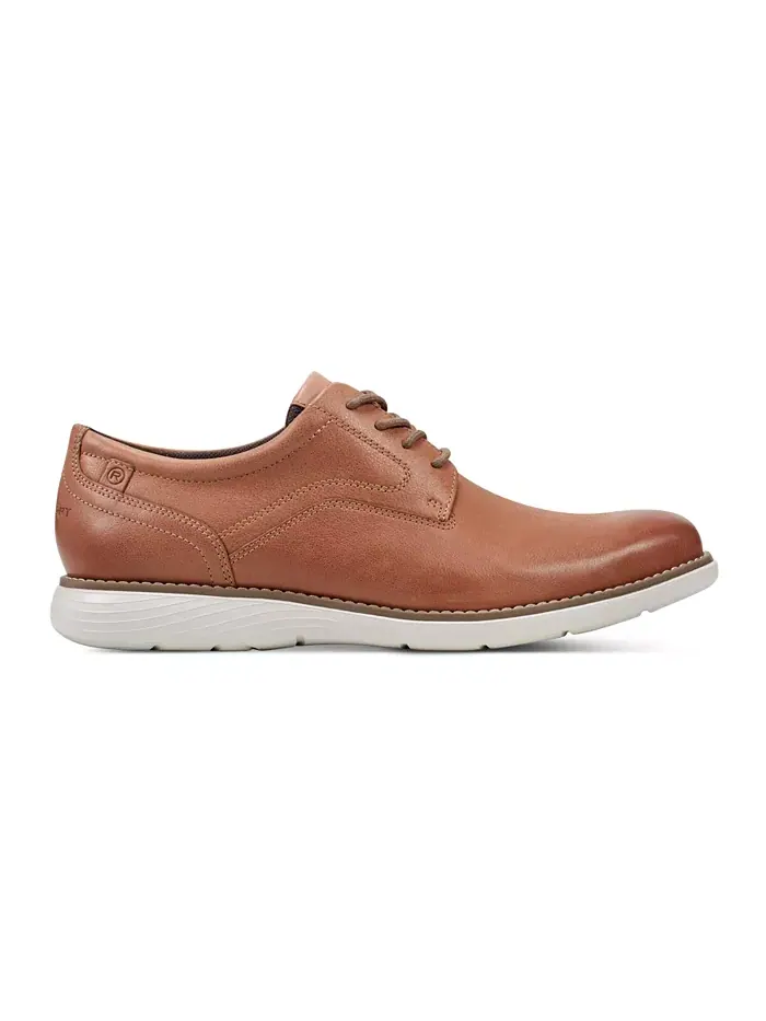 Мужские оксфорды Garett с круглым мысом Rockport — изображение 4 из 9, карамель
