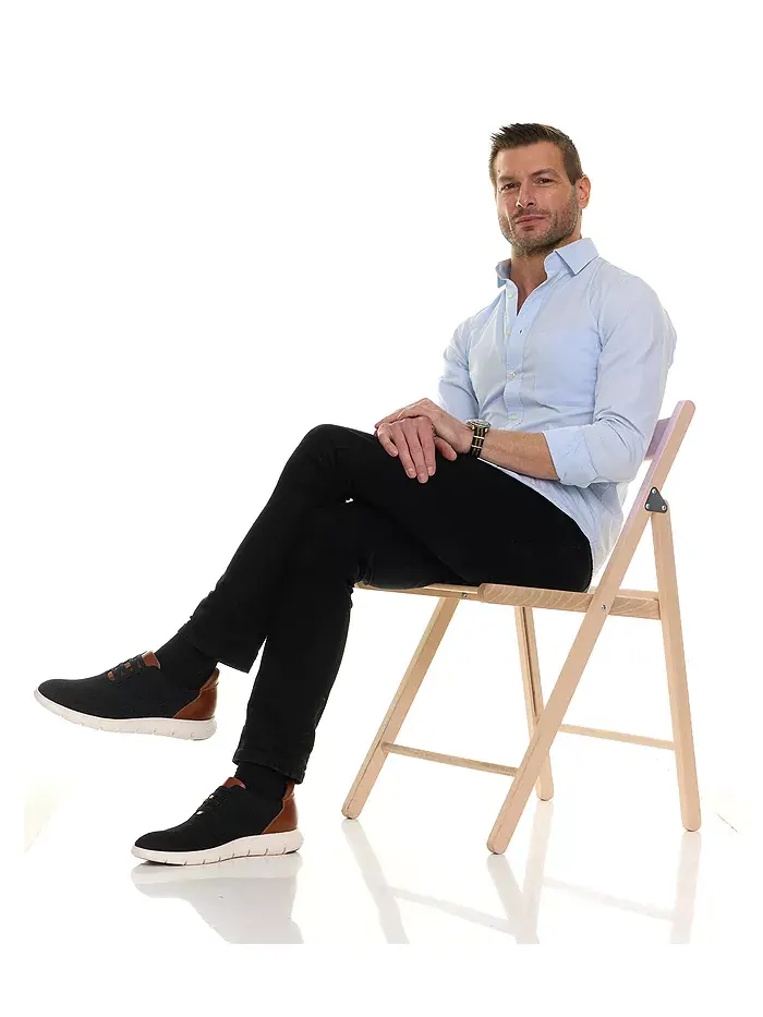 Мужские оксфорды Victory Street с технологией Hands-Free Slip On, легкие, из сетчатого материала — изображение 6 из 10
