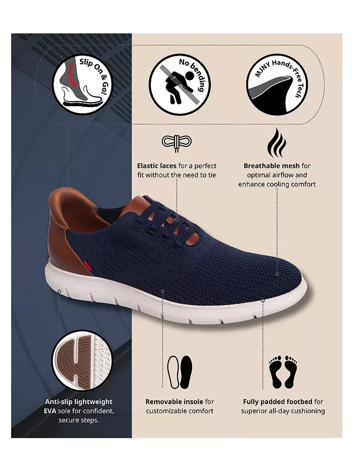 Мужские оксфорды Victory Street с технологией Hands-Free Slip On, легкие, из сетчатого материала — изображение 2 из 10
