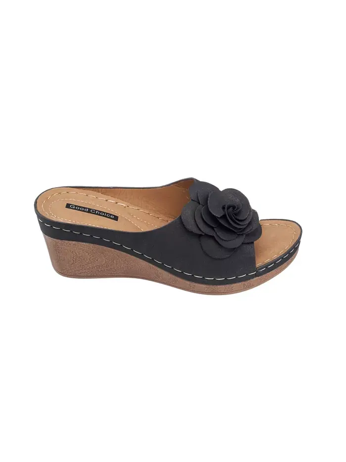 Женские сандалии Tokyo Floral на платформе GC Shoes — изображение 2 из 5, черный