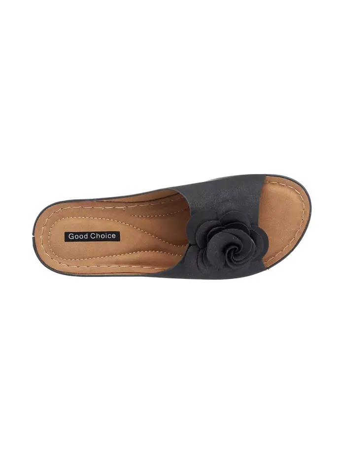 Женские сандалии Tokyo Floral на платформе GC Shoes — изображение 4 из 5, черный
