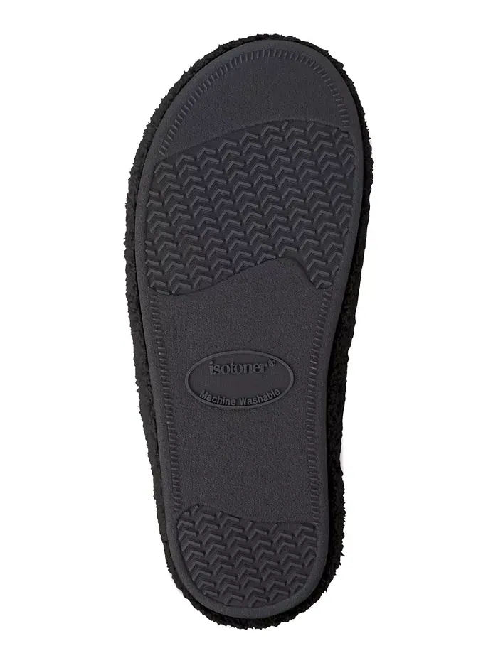 Женские уютные плюшевые шлепанцы Joey Cozy Plush Slide Isotoner Signature — изображение 3 из 5, черный