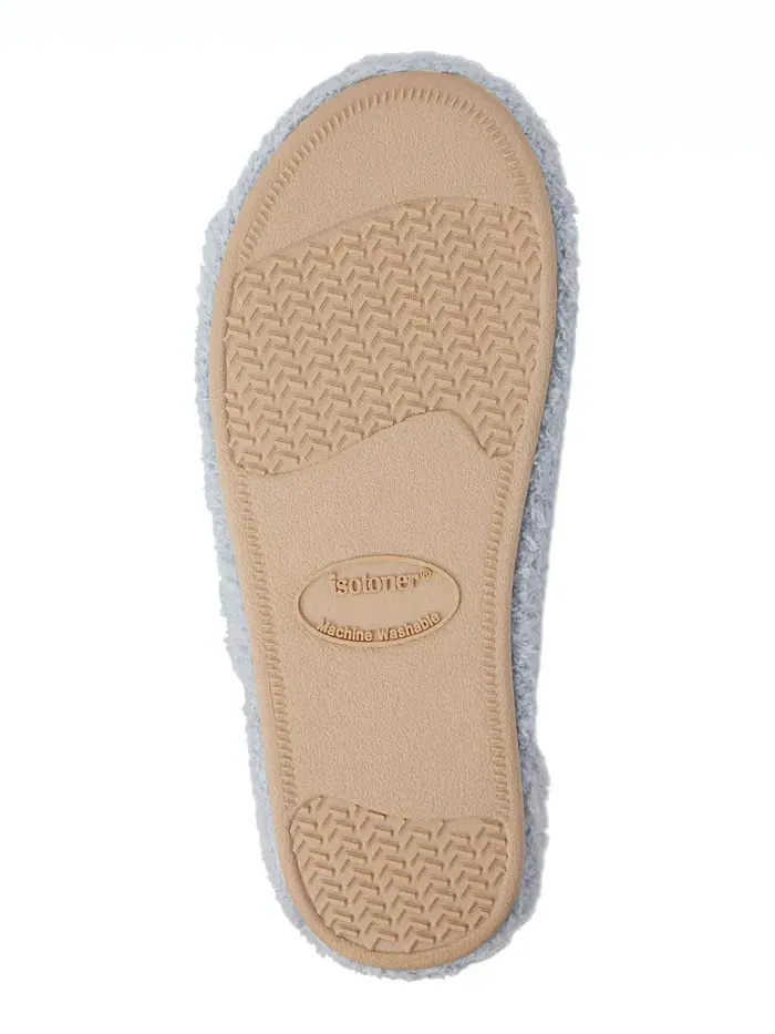 Женские уютные плюшевые шлепанцы Joey Cozy Plush Slide Isotoner Signature — изображение 3 из 5, синий