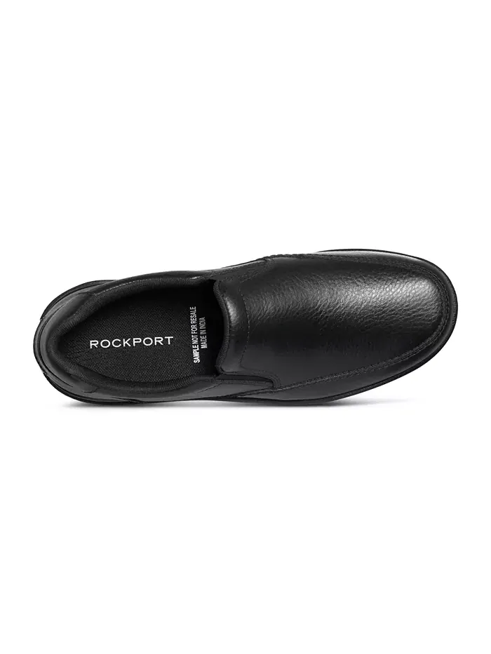Мужские повседневные ботинки Eureka Slip-On Rockport — изображение 3 из 5, черный