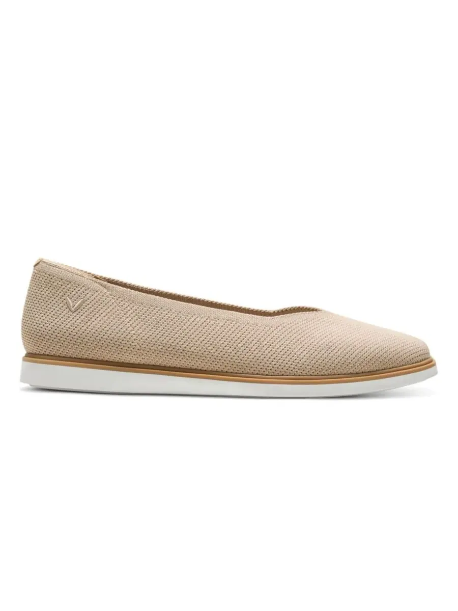 Женские балетки Mabel Square-Toe All-Day Standing VIVAIA — изображение 2 из 4, миндальный