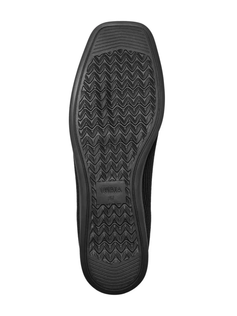 Женские балетки Mabel Square-Toe VIVAIA — изображение 4 из 4, черный