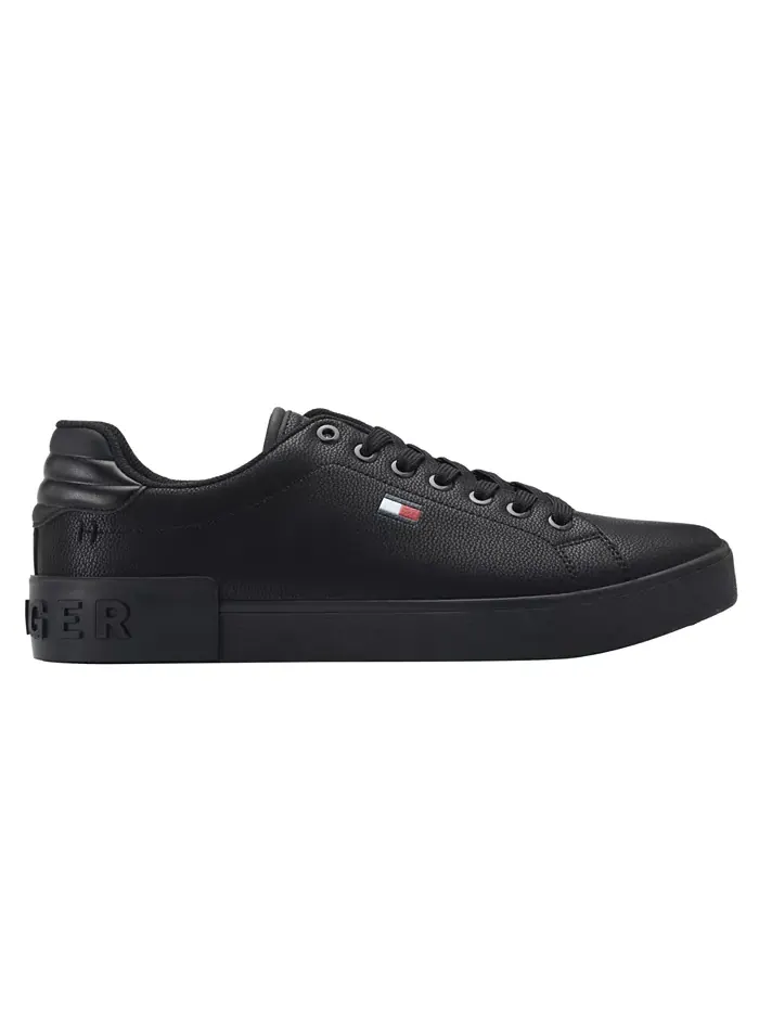 Мужские кроссовки Rezz на шнуровке с низким верхом Tommy Hilfiger — изображение 2 из 7, черный