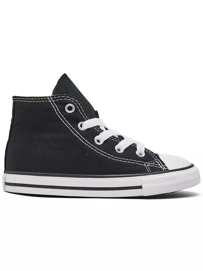 Высокие повседневные кроссовки Chuck Taylor для малышей и малышей от Finish Line Converse — изображение 3 из 6, черный