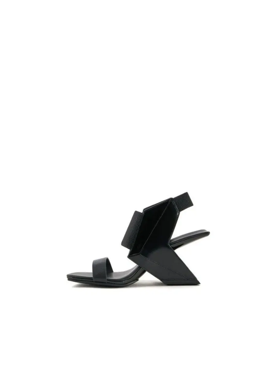 Туфли-лодочки с открытым носком Loop 3D Hi United Nude — изображение 3 из 6, черный
