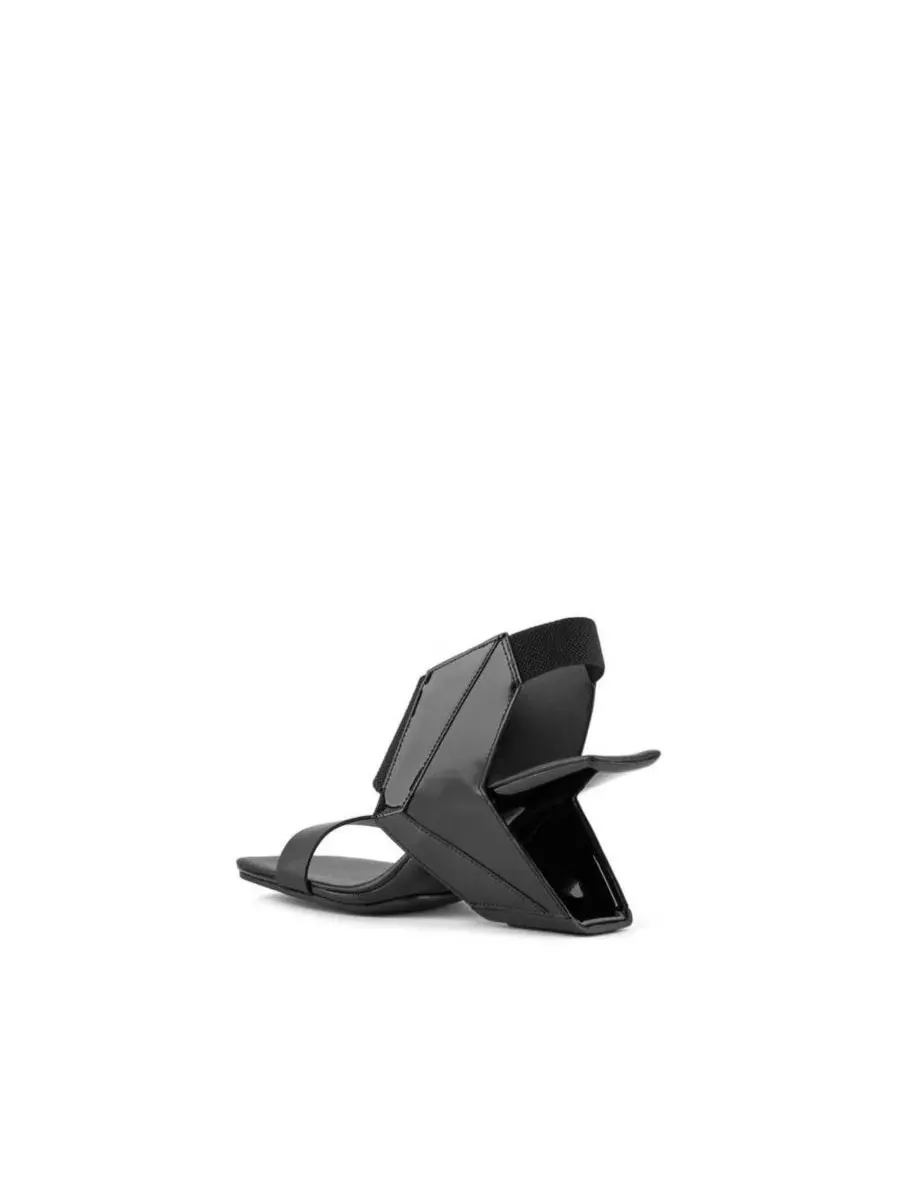 Туфли-лодочки с открытым носком Loop 3D Hi United Nude — изображение 4 из 6, черный