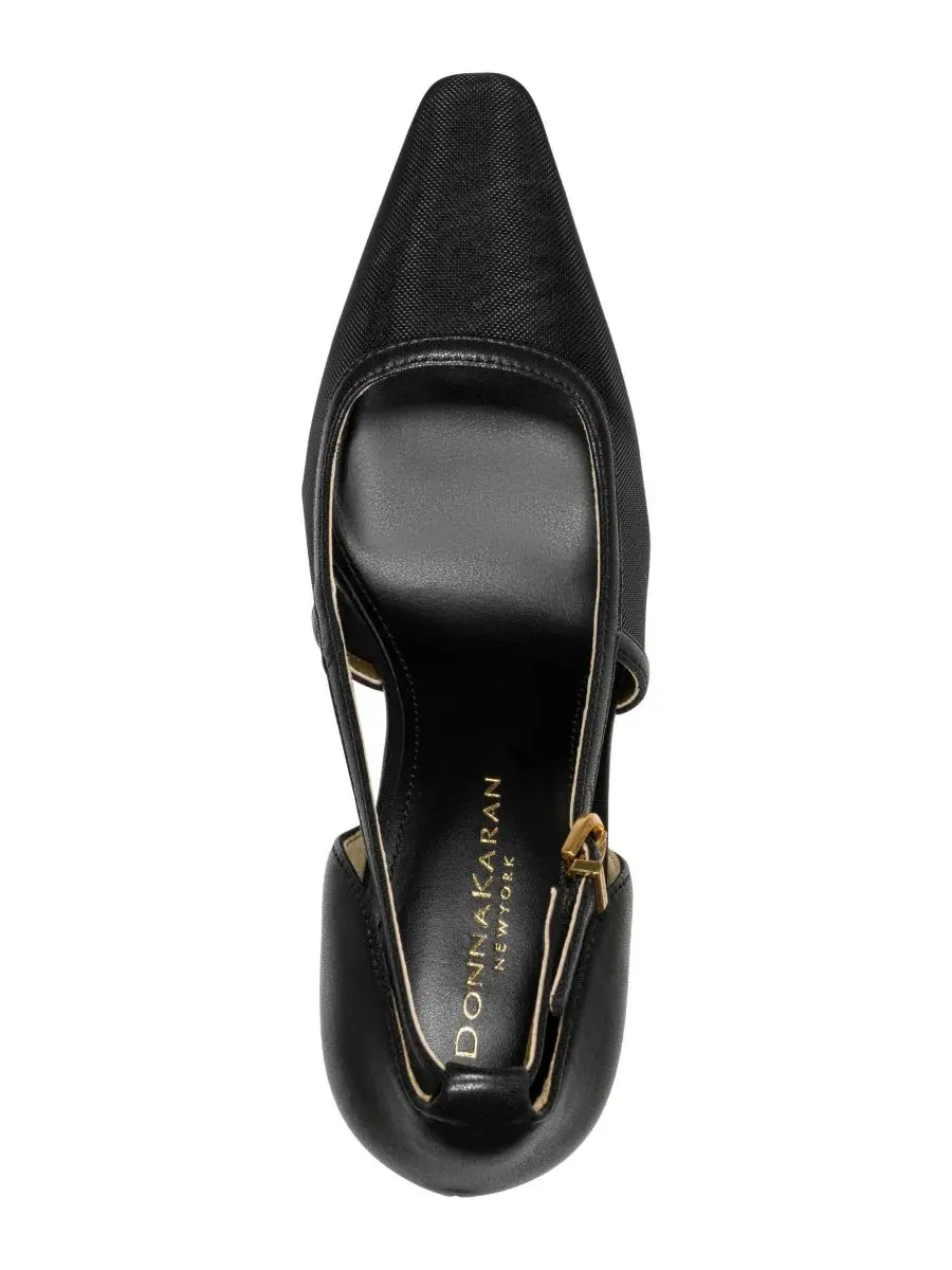 Туфли-лодочки Silvana High Slip-On Pumps Donna Karan New York — изображение 4 из 5, черный