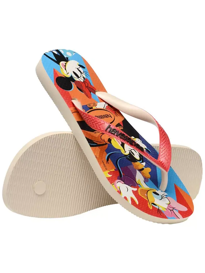 Стильные мужские сандалии Disney Havaianas — изображение 4 из 6, бежевый красный
