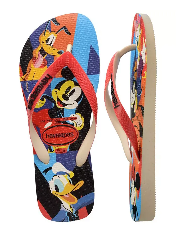 Стильные мужские сандалии Disney Havaianas — изображение 5 из 6, бежевый красный