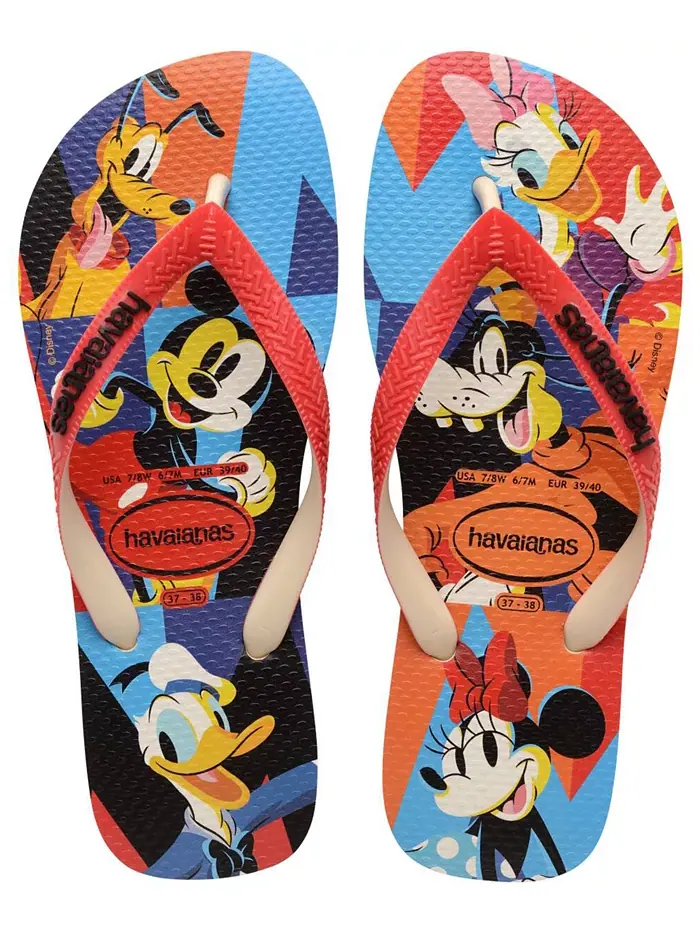 Стильные мужские сандалии Disney Havaianas — изображение 6 из 6, бежевый красный