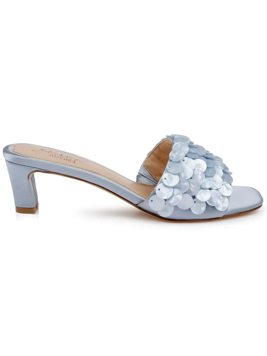 Женские сандалии-слипоны Pacific Jewel Badgley Mischka — изображение 2 из 5, синий