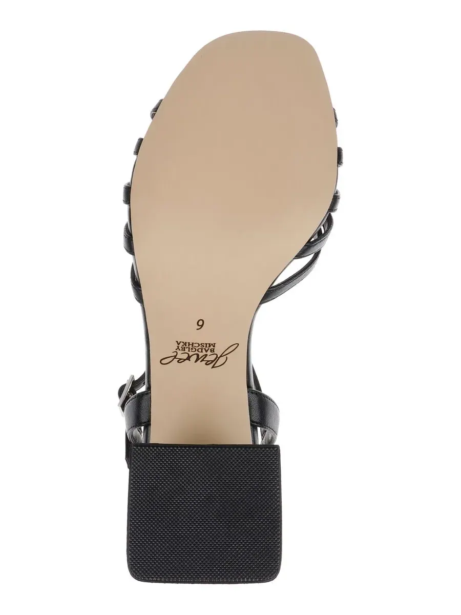 Женские сандалии Patience с квадратным носком Jewel Badgley Mischka — изображение 5 из 5, черный