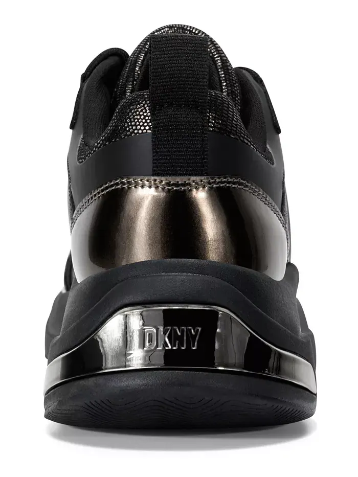Женские кроссовки Juna на шнуровке Dkny — изображение 3 из 5, серый