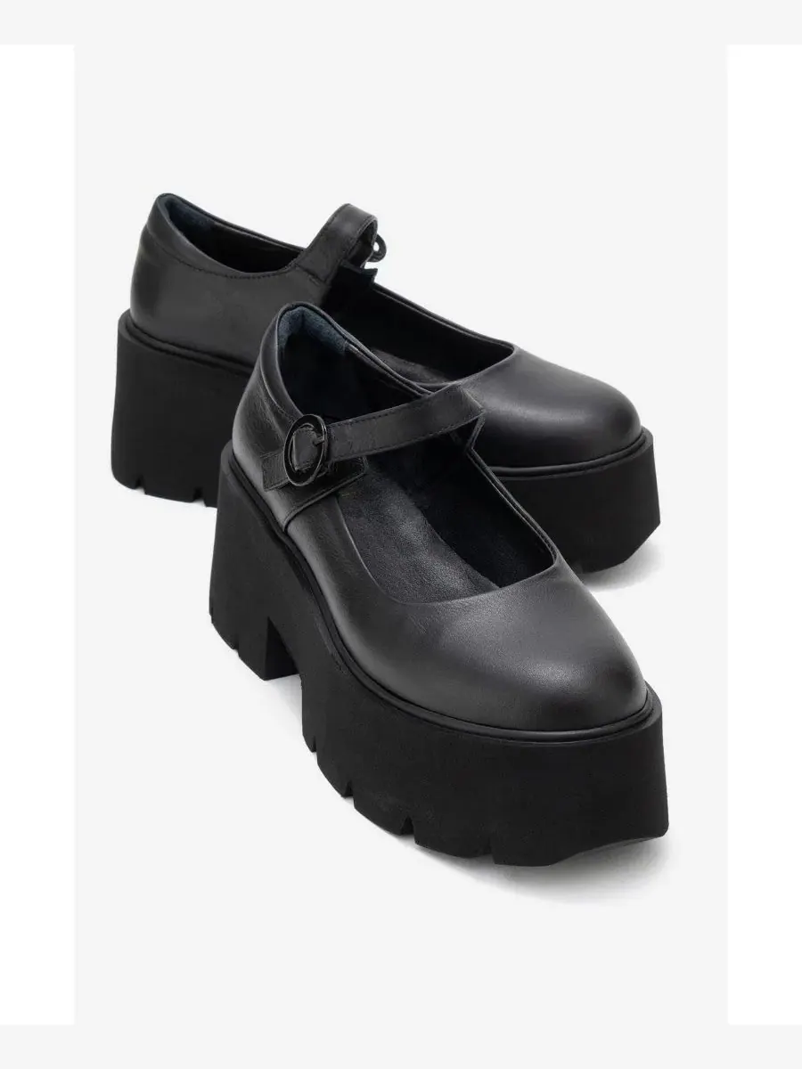 Туфли Мэри Джейн на платформе Orina Forever & Always Shoes — изображение 4 из 6, черный