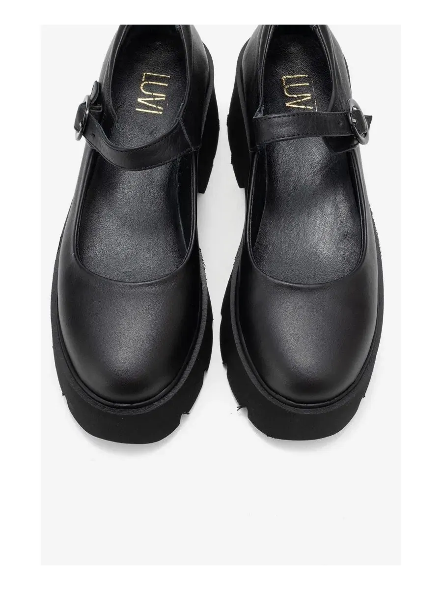 Туфли Мэри Джейн на платформе Orina Forever & Always Shoes — изображение 5 из 6, черный