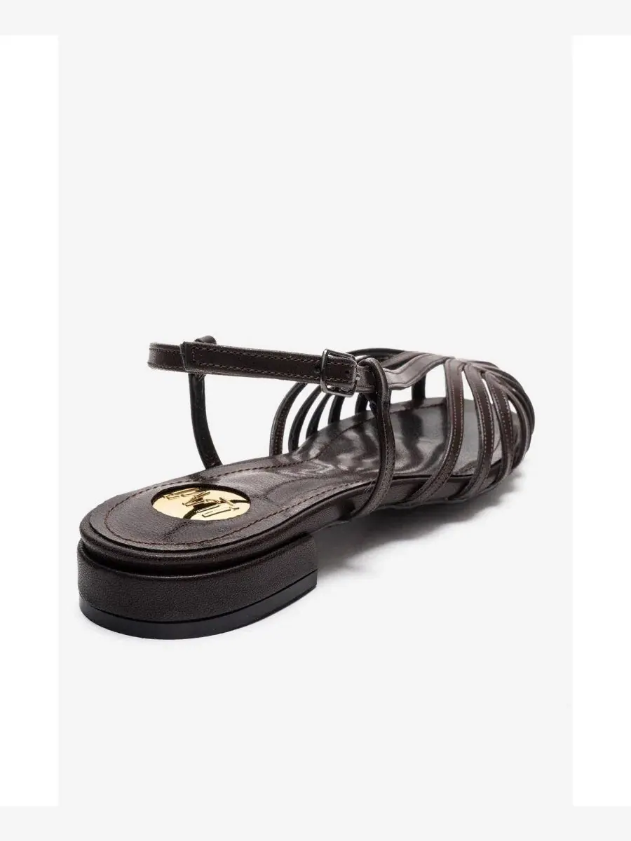 Женские сандалии с ремешком Liss Prologue Shoes — изображение 4 из 5, коричневый