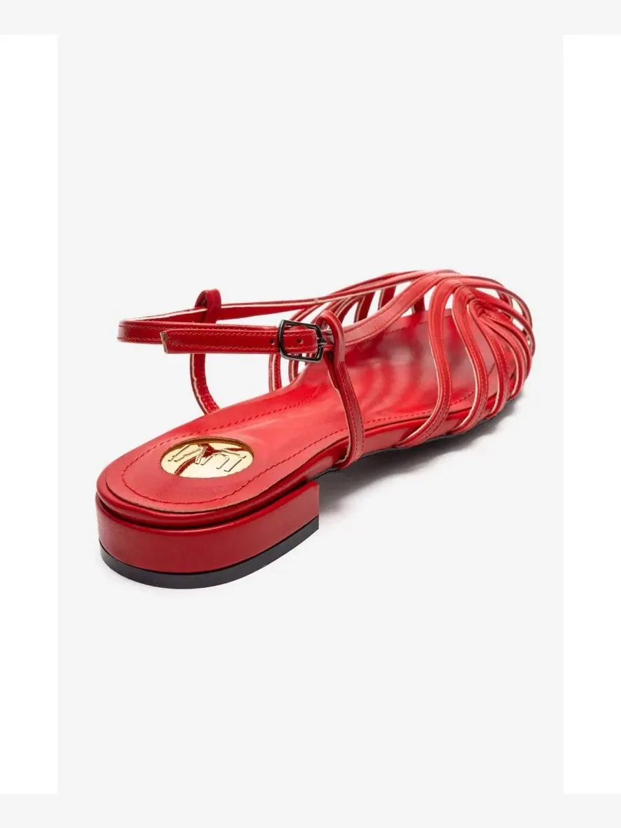 Женские сандалии с ремешком Liss Prologue Shoes — изображение 3 из 6, красный