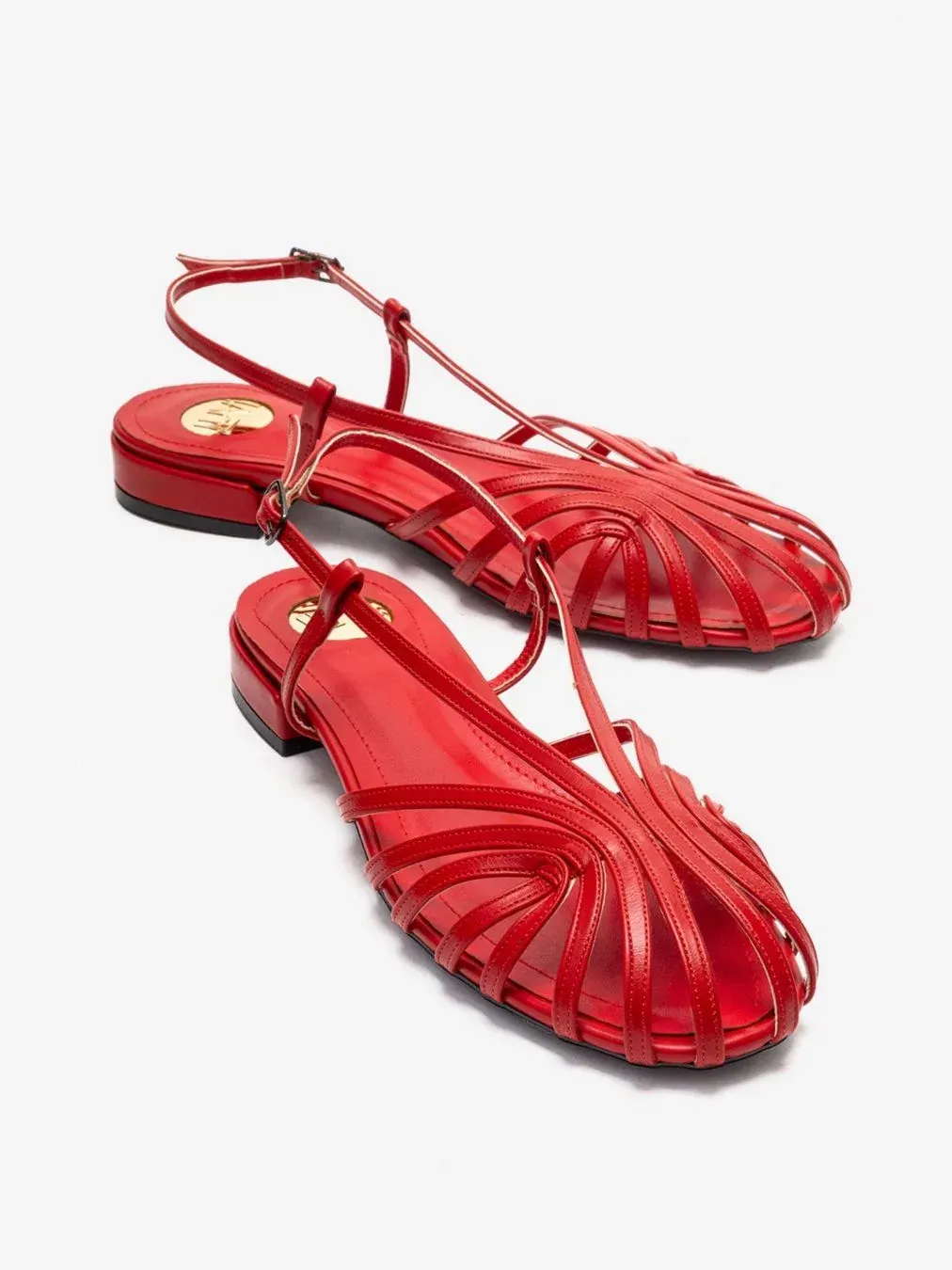 Женские сандалии с ремешком Liss Prologue Shoes — изображение 5 из 6, красный