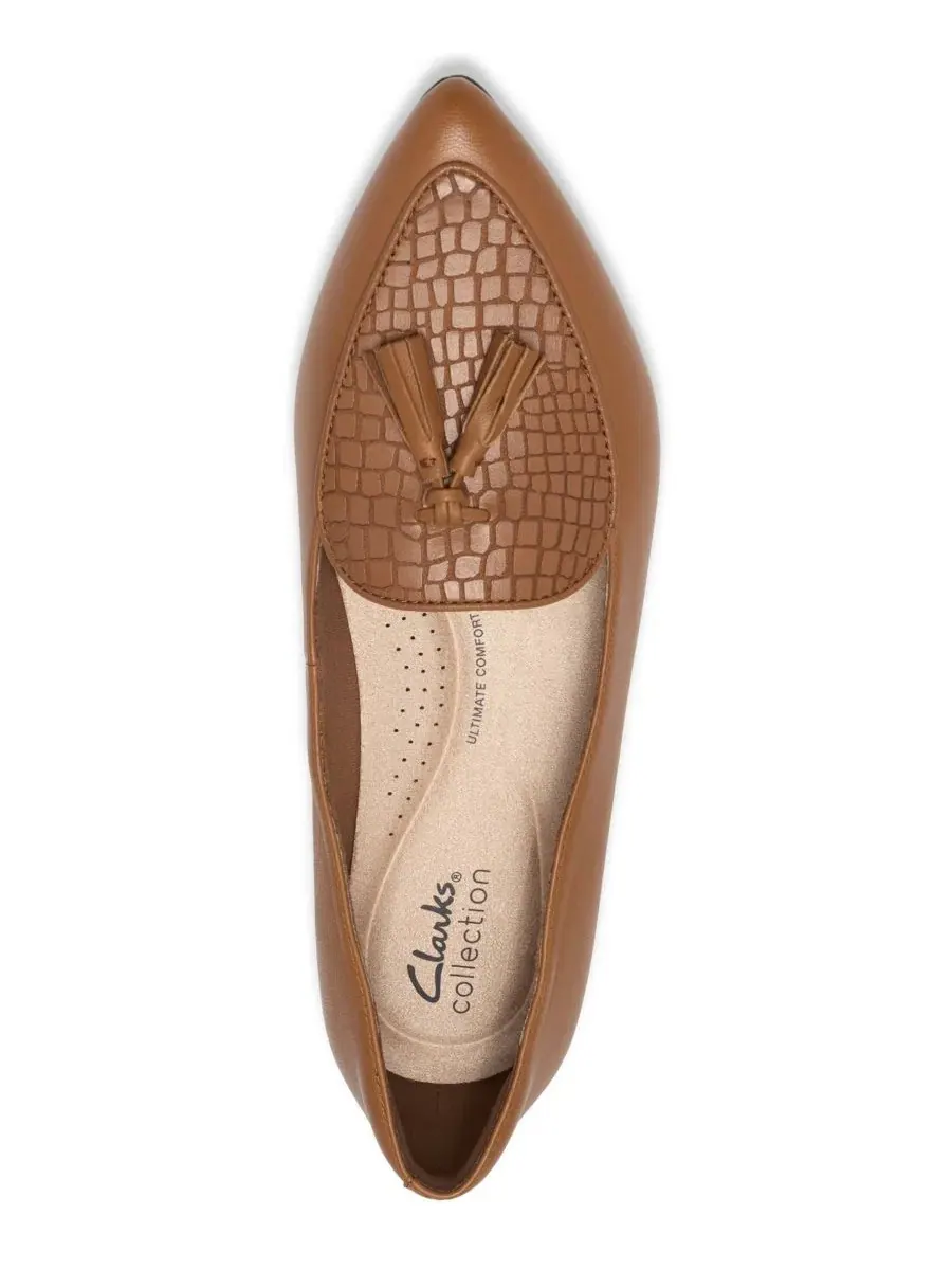 Женские туфли-лодочки Natalyn Quartz Clarks — изображение 4 из 6, бежевый