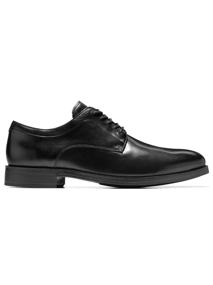 Мужские оксфордские туфли Dean Grand с закругленным носком Cole Haan — изображение 2 из 9, черный