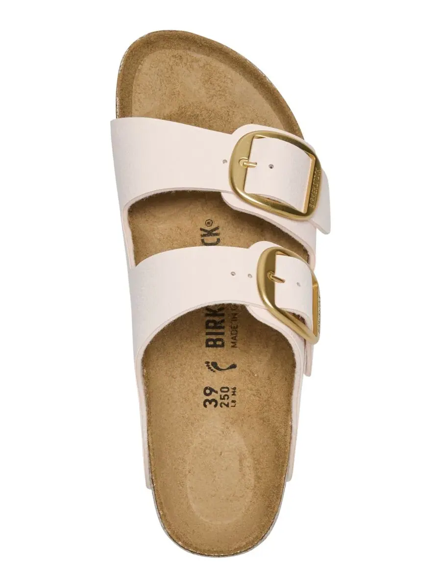 Сандалии с широкой регулируемой пряжкой Arizona Big Buckle Birkibuc Birkenstock — изображение 4 из 6, светлый розовый