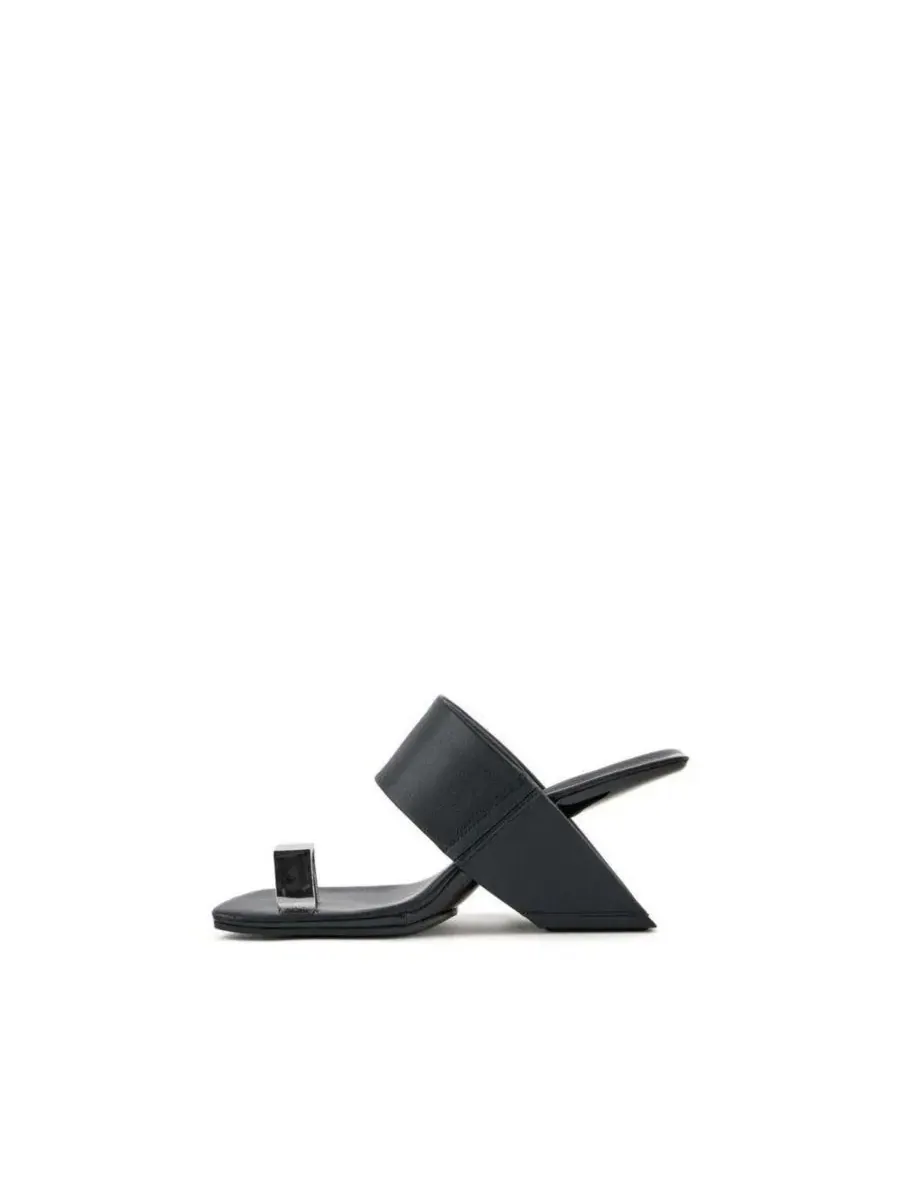 Сандалии с каблуком-петлей Loop Toe Hi United Nude — изображение 3 из 6, черный