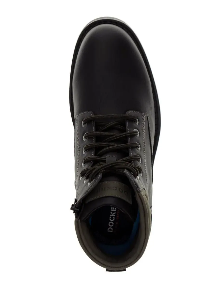 Мужские прочные ботинки Telford Stain Defender Dockers — изображение 4 из 6, черный