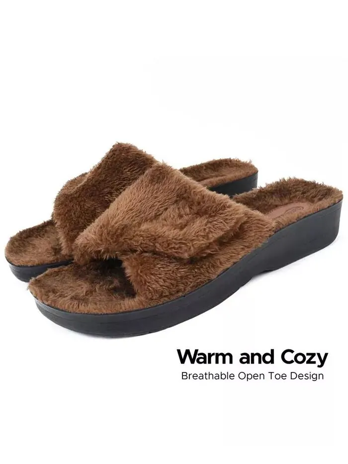 Женские тапочки Gemma Warm Aerothotic — изображение 3 из 5, коричневый