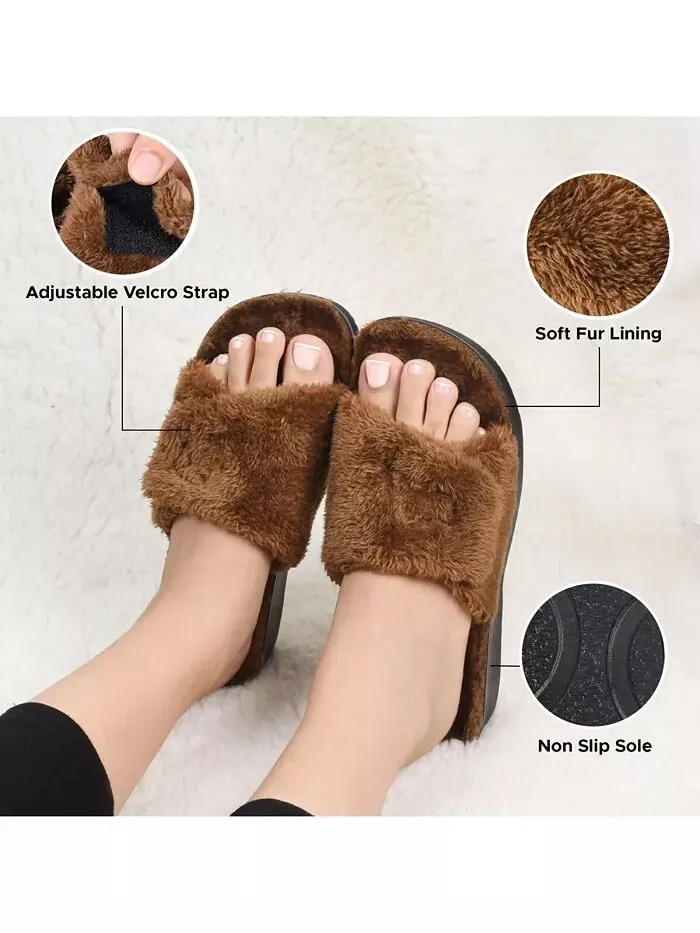 Женские тапочки Gemma Warm Aerothotic — изображение 4 из 5, коричневый