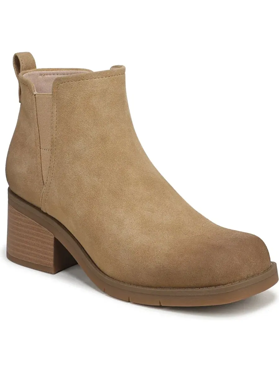 Ботильоны на каблуке Joplin Square Toe Dr. Scholl's — изображение 1 из 5, бежевый