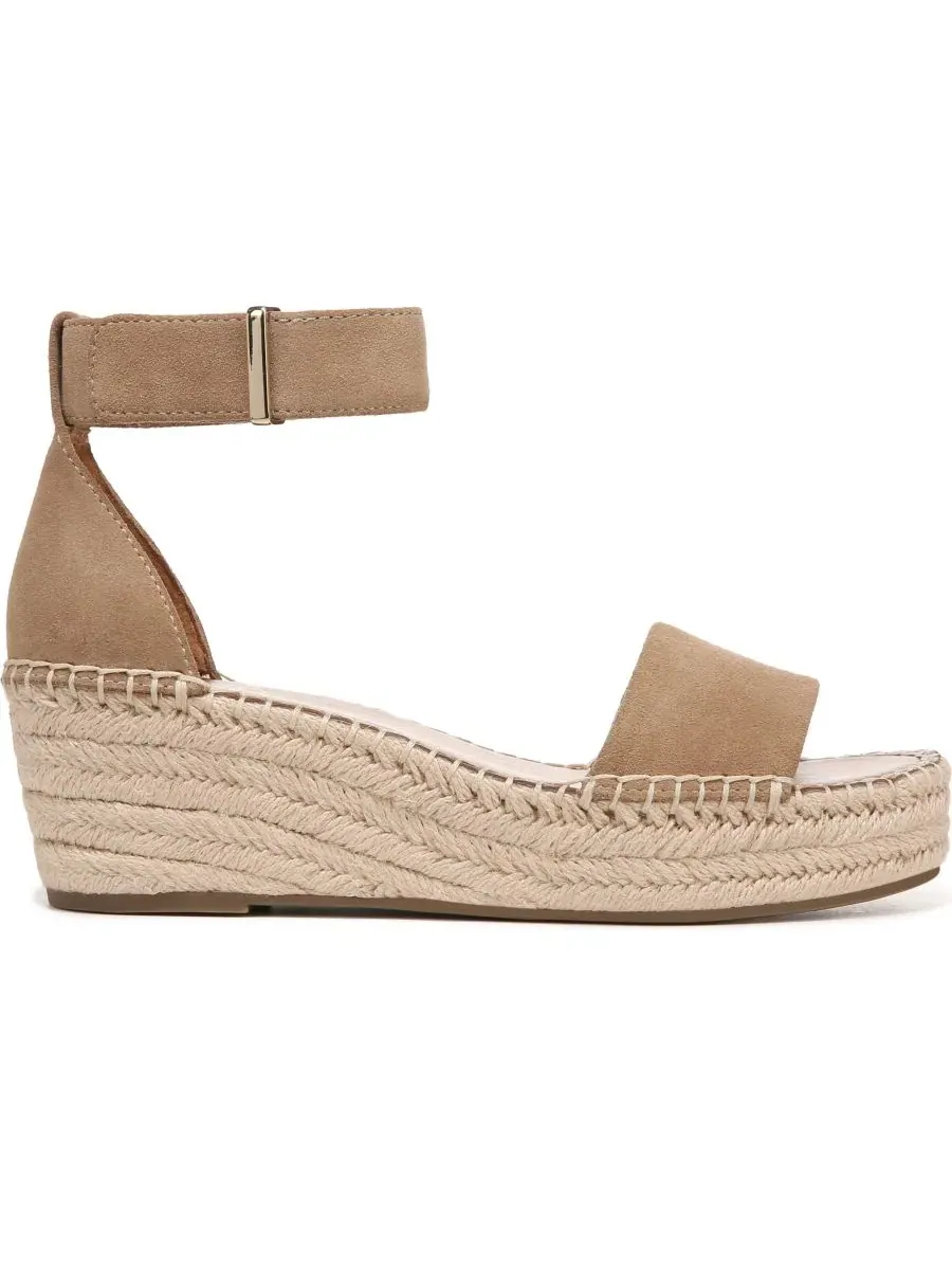 Босоножки-эспадрильи с открытым носком Pela Franco Sarto, Sandstone Suede — изображение 2 из 5