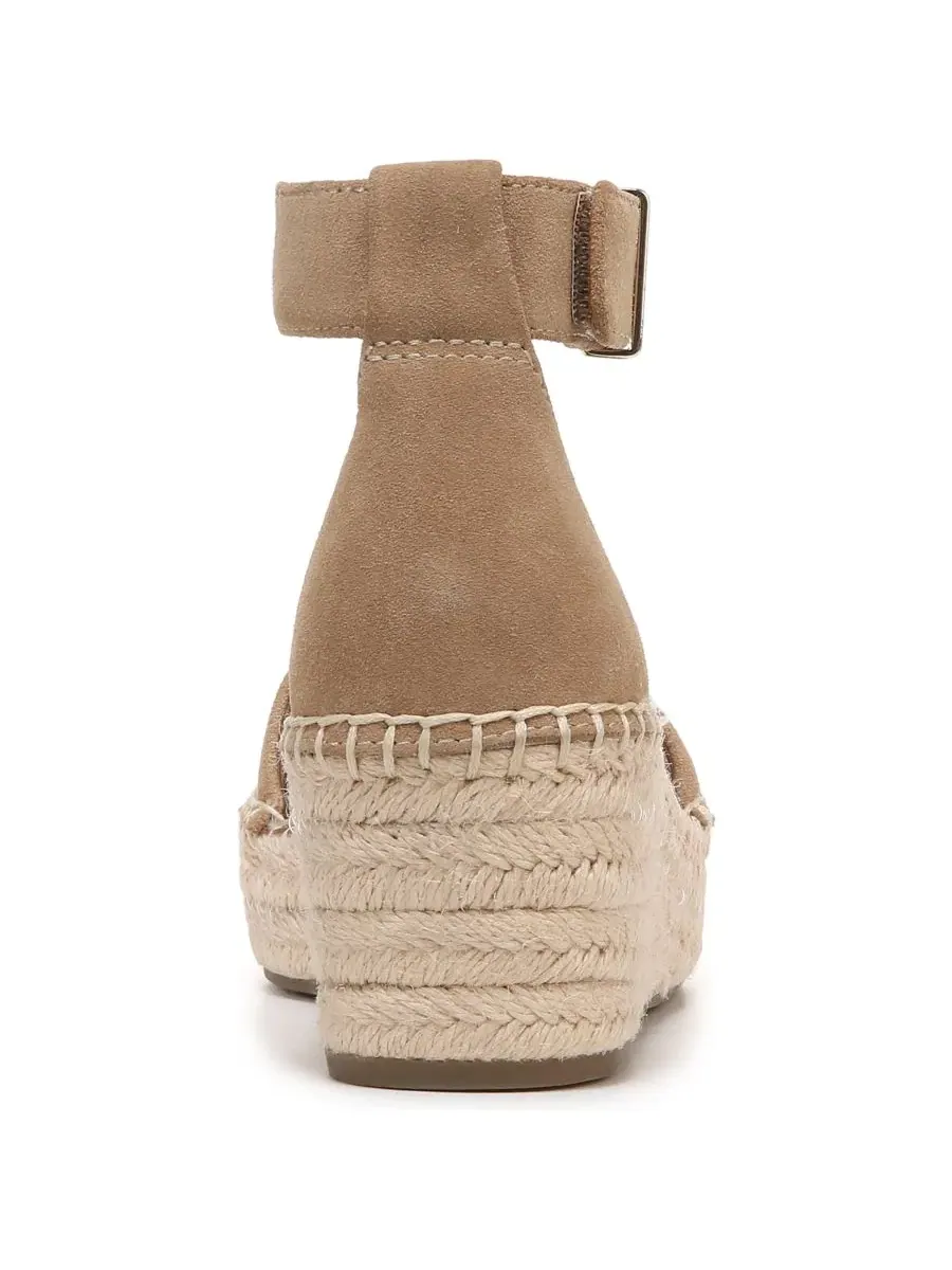 Босоножки-эспадрильи с открытым носком Pela Franco Sarto, Sandstone Suede — изображение 3 из 5