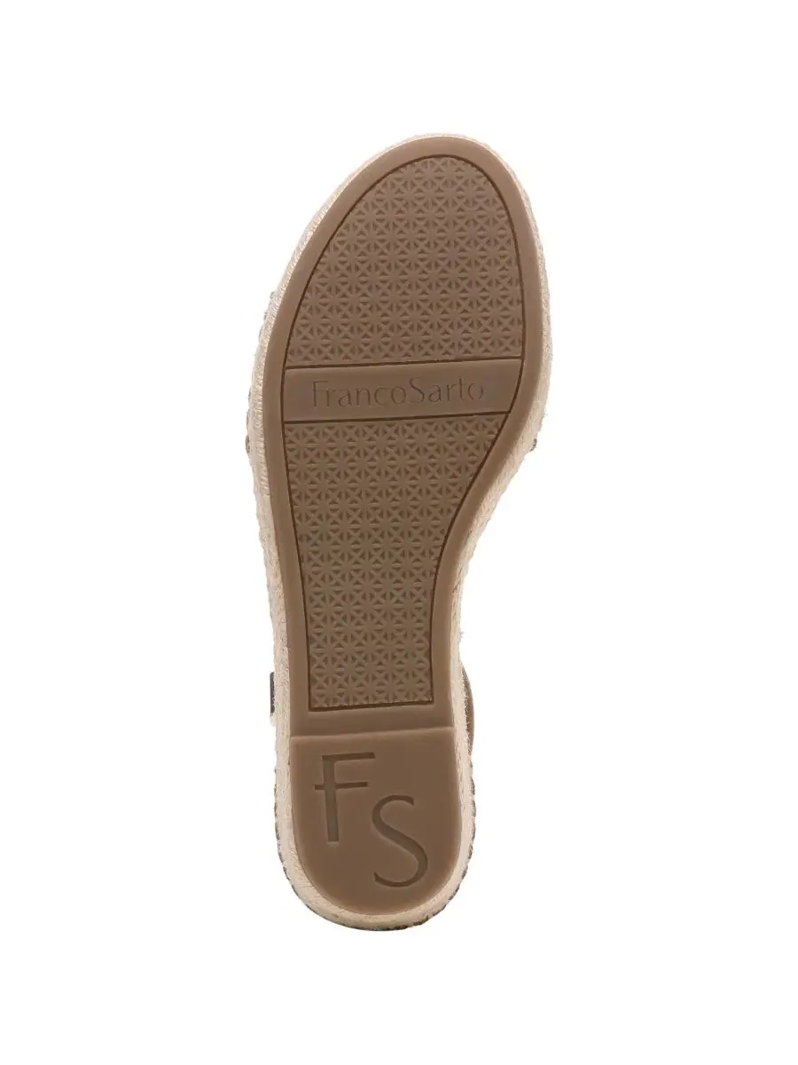 Босоножки-эспадрильи с открытым носком Pela Franco Sarto, Sandstone Suede — изображение 5 из 5