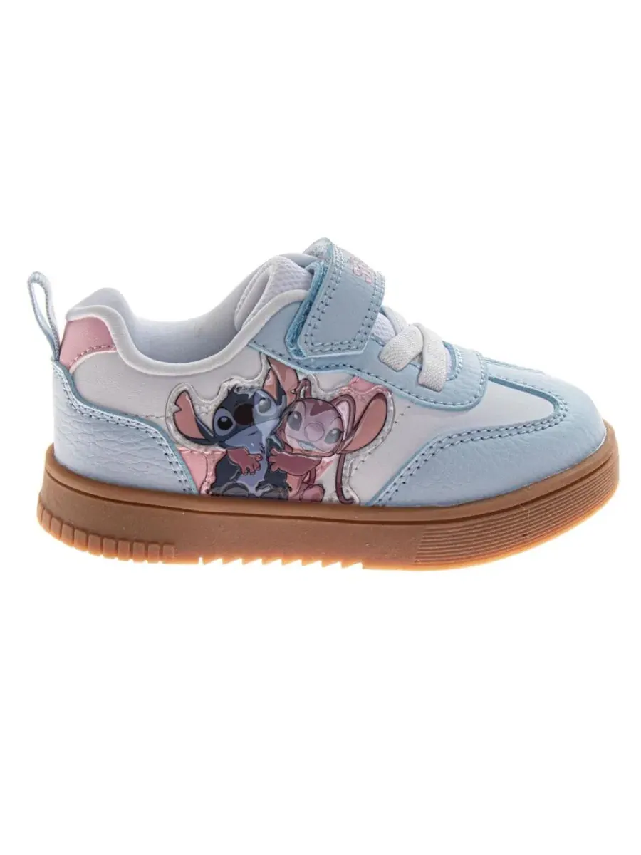 Кроссовки с липучками Stitch Disney — изображение 2 из 3, синий белый