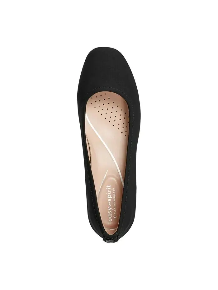 Женские туфли-лодочки Eflex Jain Square Toe Easy Spirit — изображение 4 из 5, черный