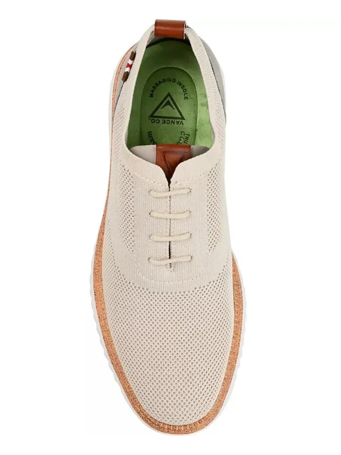 Мужские повседневные туфли Lamont Knit Vance Co. — изображение 4 из 6, бежевый