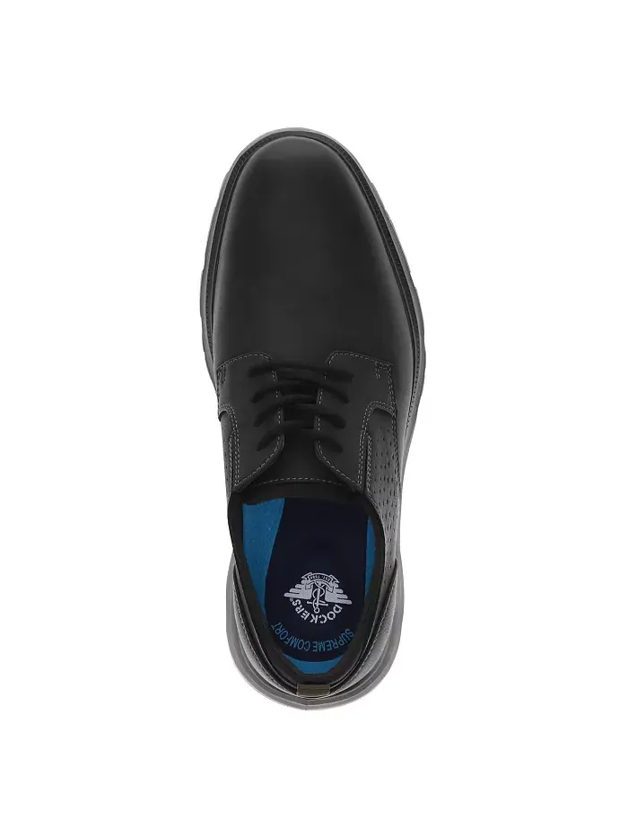 Мужские оксфорды Finley Comfort Dockers — изображение 5 из 6, черный серый