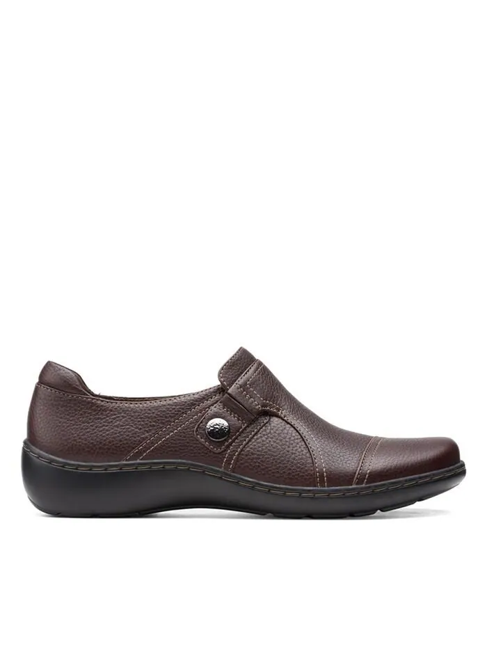 Туфли женские Clarks Cora Poppy, женская коллекция — изображение 2 из 9, коричневый
