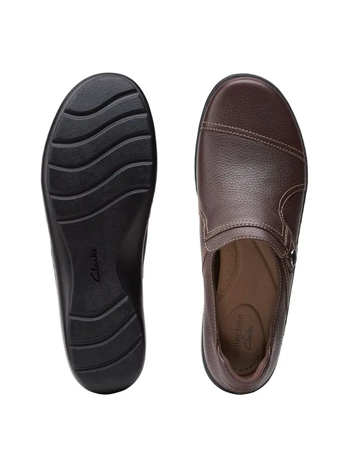 Туфли женские Clarks Cora Poppy, женская коллекция — изображение 7 из 9, коричневый